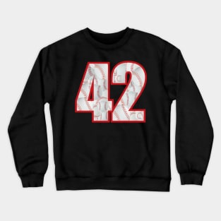 Baseball Number #42 Forty Two Lucky Favorite Jersey Number. Crewneck Sweatshirt